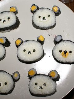 リラックマ寿司-レシピのメイン写真