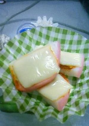 お弁当に☆かまぼこのカレーチーズ焼き-レシピのメイン写真