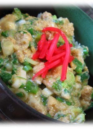 簡単！レンジで二分☆一人たまご丼♪-レシピのメイン写真