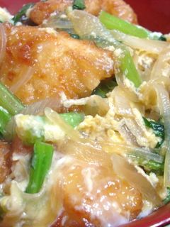 お腹いっぱい!甘辛こってり唐揚げ丼-レシピのメイン写真