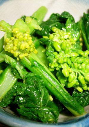 超簡単♪ 菜の花の辛子(からし)醤油和え-レシピのメイン写真