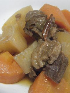 圧力鍋ですじ肉と大根のうま煮-レシピのメイン写真