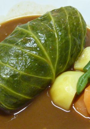 レンチンでできちゃう♪和風ロールキャベツ-レシピのメイン写真