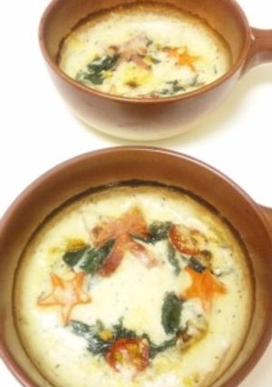 リース風に☆クリーミーほうれん草グラタン-レシピのメイン写真