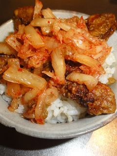 牡蠣とキムチの丼-レシピのメイン写真