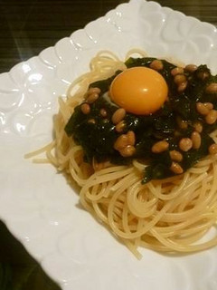 簡単すぎて困っちゃう『和風納豆パスタ』-レシピのメイン写真