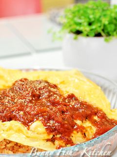 バニー家のトマトソースで炊く☆オムライス-レシピのメイン写真