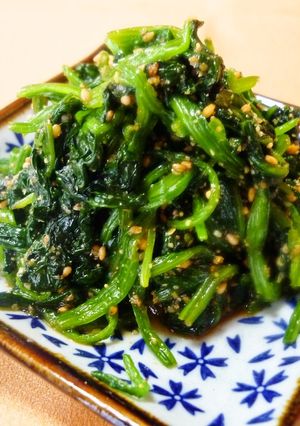 ✿ほうれん草の胡麻ラー油和え✿-レシピのメイン写真