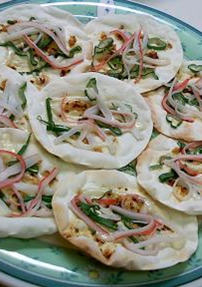 餃子の皮で　マスタードマヨピザ-レシピのメイン写真