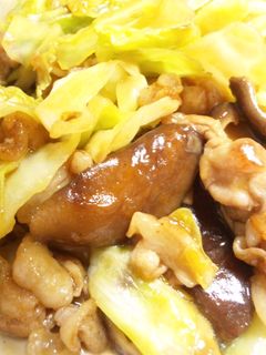 ★キャベツと椎茸と豚肉の甘辛炒め★-レシピのメイン写真