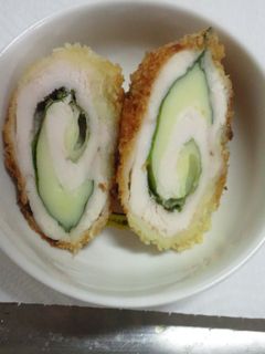 ささみのしそチーズ巻きフライ-レシピのメイン写真