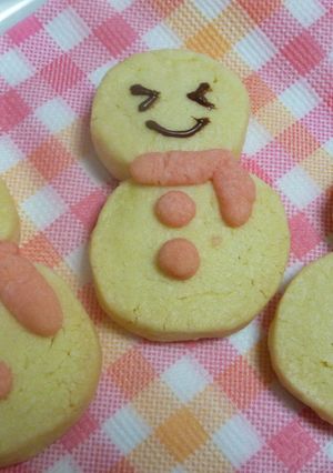 雪だるまクッキー☃(アイスボックス)-レシピのメイン写真