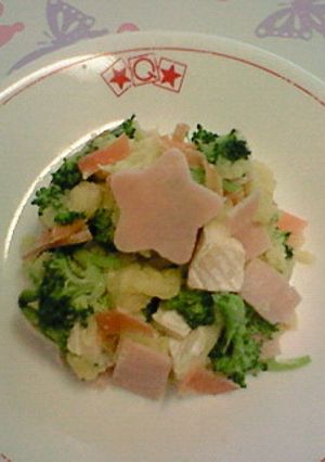カラフル♪チーズ入りで贅沢？ポテトサラダ-レシピのメイン写真