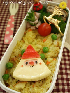 キャラ弁☆6Pチーズde簡単サンタさん☆-レシピのメイン写真