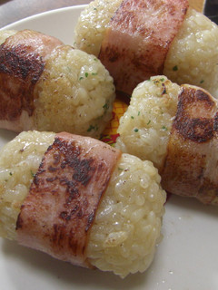 ベーコンチーズの焼きおにぎり-レシピのメイン写真