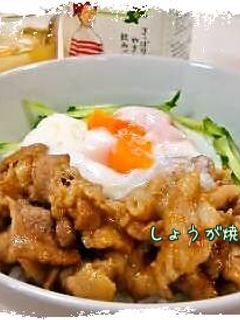 簡単しょうが焼き丼*-レシピのメイン写真