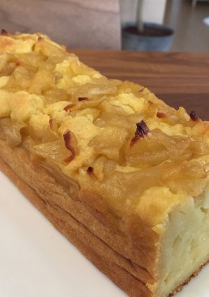 スイートポテト風りんごのっけケーキ-レシピのメイン写真
