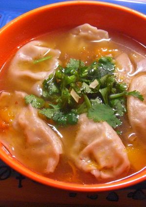 簡単すぎますばいっ！餃子ピリ辛スープ-レシピのメイン写真