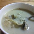 牡蠣とごぼうのスープ