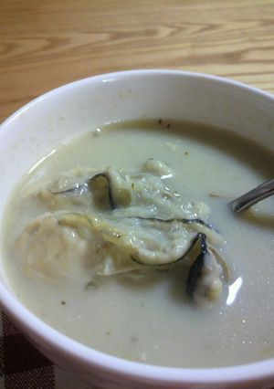 牡蠣とごぼうのスープ-レシピのメイン写真