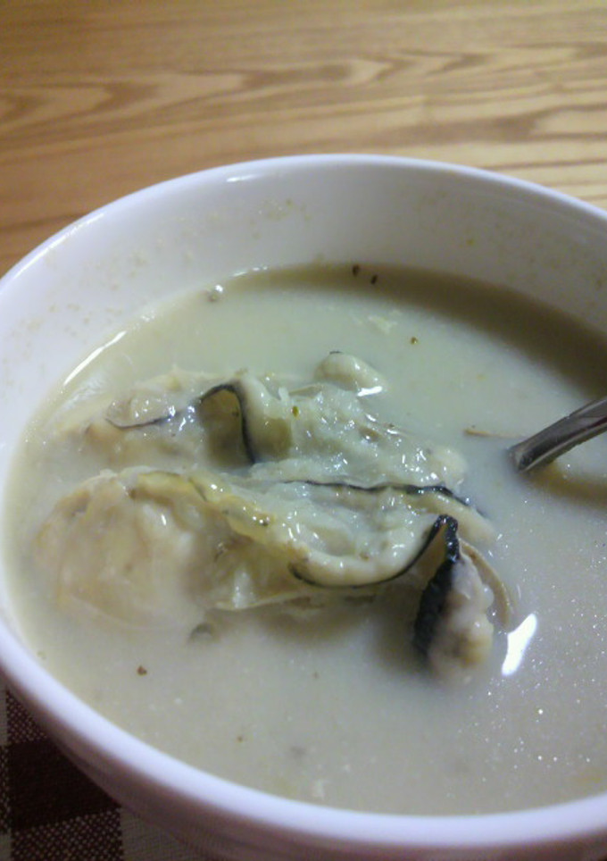 牡蠣とごぼうのスープ-レシピのメイン写真