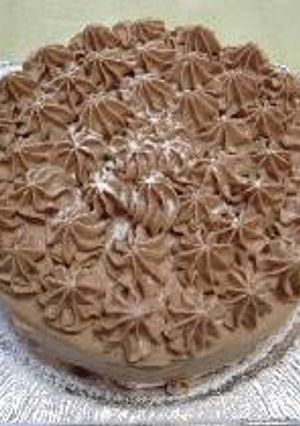 ☆★メレンゲいらずミキサーにいれるだけのスポンジで簡単チョコケーキ★☆(・ω・)-レシピのメイン写真