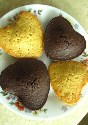 簡単でおいしいミニチョコケーキ♪-レシピのメイン写真