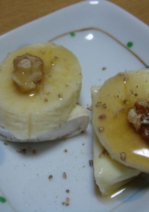 バナナのっけ盛りチーズ-レシピのメイン写真