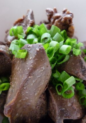 鶏肝の甘辛煮-レシピのメイン写真