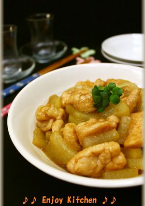 鶏胸肉と大根の甘辛煮♪柚子胡椒風味-レシピのメイン写真