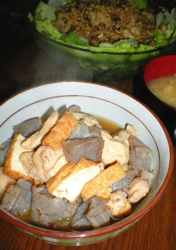 鶏肉と厚揚げの簡単煮-レシピのメイン写真