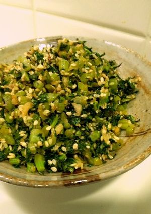 大根の葉（にんにく風味）-レシピのメイン写真