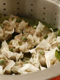 ■ むちこりっ! 梅酒蒸しレンコン焼売 -レシピのメイン写真