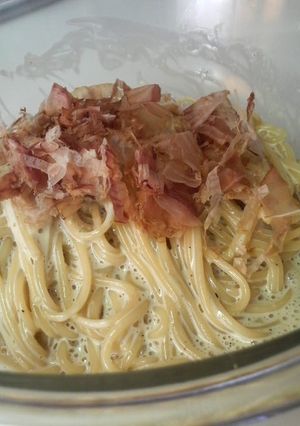 山葵のクリームパスタ☆ワンボウルつ～ん♪-レシピのメイン写真