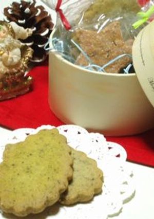**冬の抹茶＆緑茶クッキー**-レシピのメイン写真