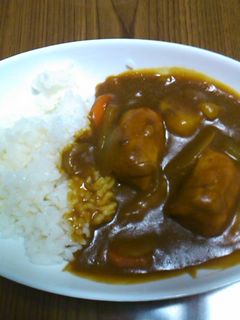 肉巻きチーズinちくわでカレーライス-レシピのメイン写真