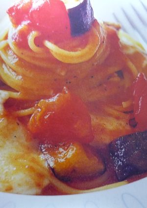 トマトとなすのチーズパスタ-レシピのメイン写真