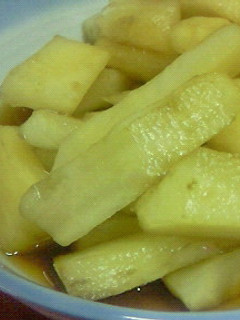 便秘解消!ヤーコンのめんつゆ漬け-レシピのメイン写真