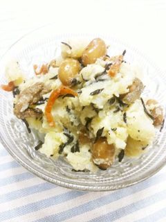 *ヒジキ煮のポテサラ風*-レシピのメイン写真