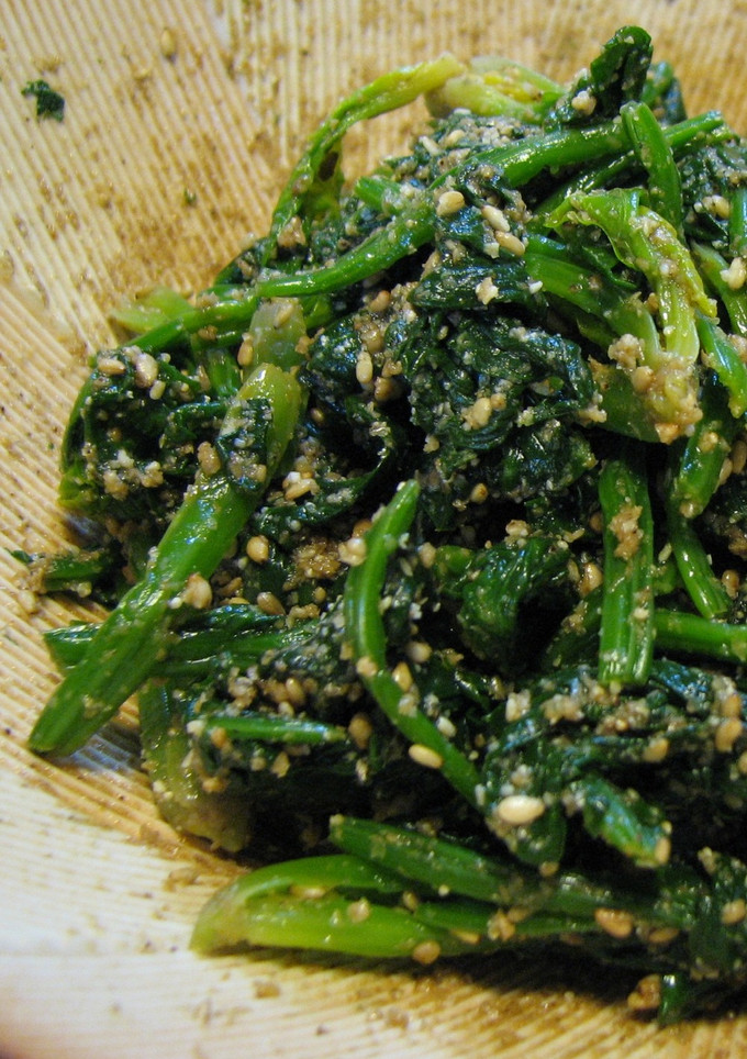 砂糖と醤油だけ☆ほうれん草の胡麻和え-レシピのメイン写真