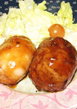 簡単!肉巻き☆肉団子おにぎり-レシピのメイン写真