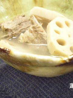 台湾家庭料理★蓮根&スペアリブのスープ★-レシピのメイン写真