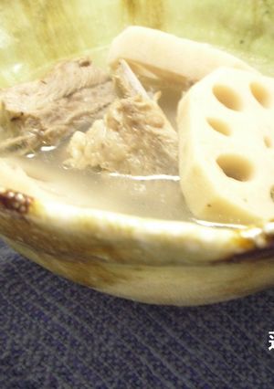 台湾家庭料理★蓮根＆スペアリブのスープ★-レシピのメイン写真