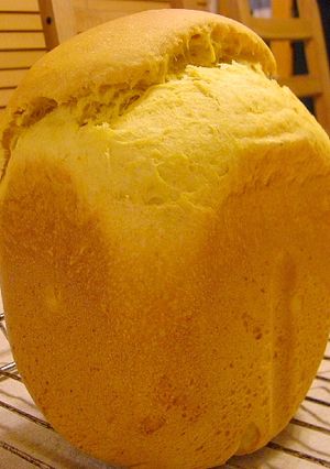ＨＢで自家製酵母のかぼちゃ食パン-レシピのメイン写真