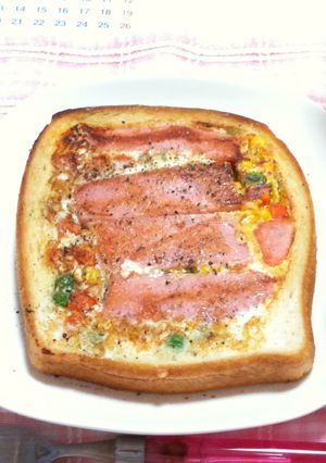 魚肉ソ入りとろ〜りトースト♪-レシピのメイン写真