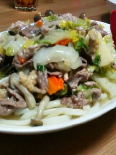 八宝菜あんかけうどん-レシピのメイン写真