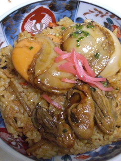 牡蠣・帆立の炊き込み丼-レシピのメイン写真