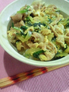 豚ニラ★他人スタミナ丼-レシピのメイン写真