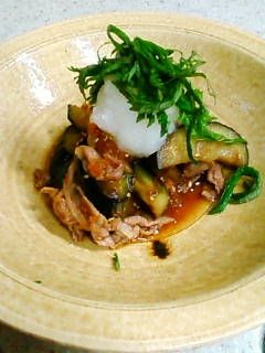簡単!早い!焼肉たれでたっぷりなす-レシピのメイン写真