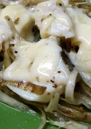 簡単★タラとゴボウのチーズ蒸し-レシピのメイン写真